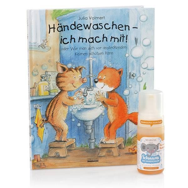 Schaumi Set: Reinigungsschaum & Buch